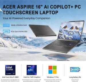 Acer Aspire 16 Inch Copilot+ Laptop